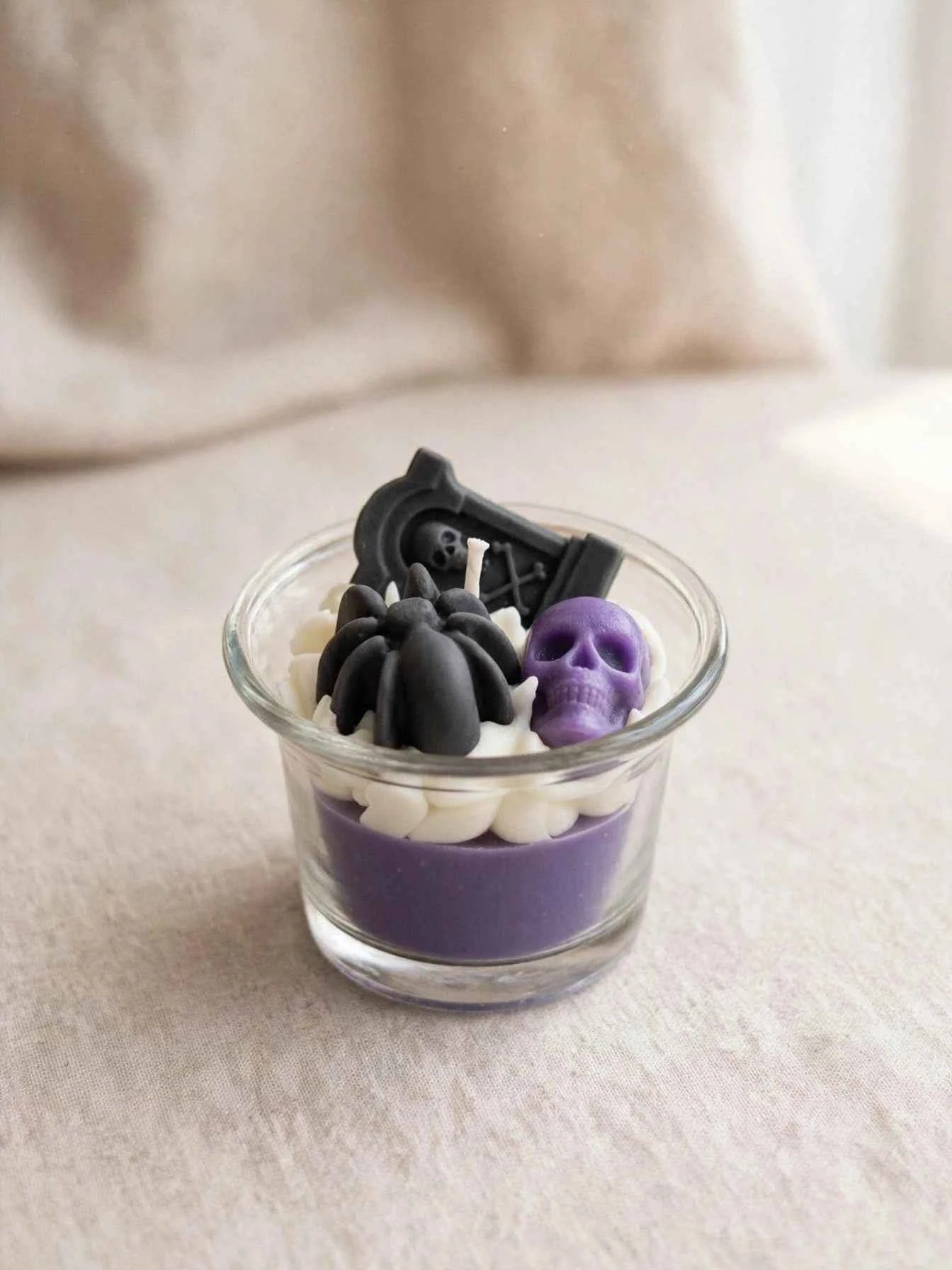 Haunted Midnight Halloween Candle