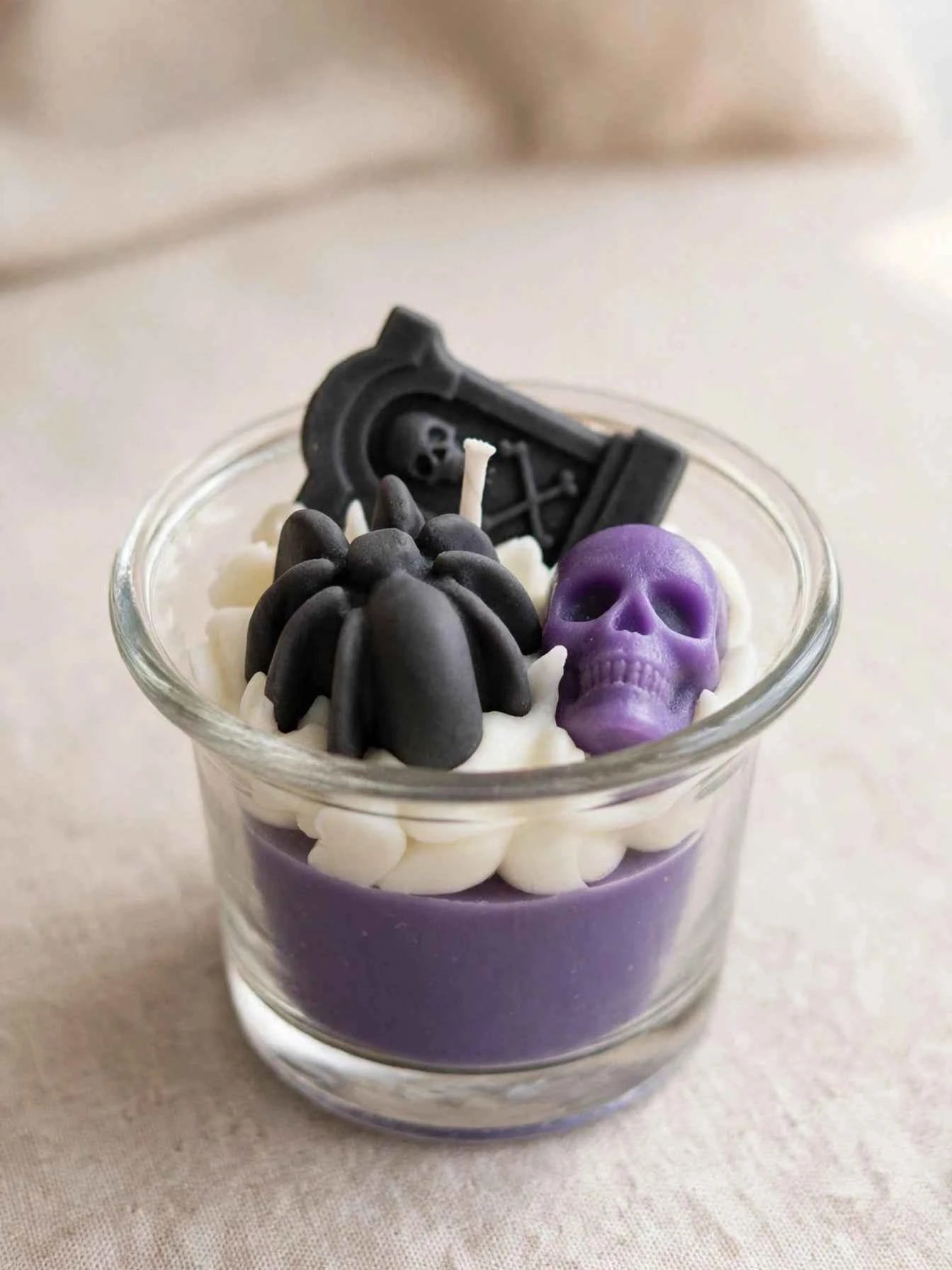 Haunted Midnight Halloween Candle