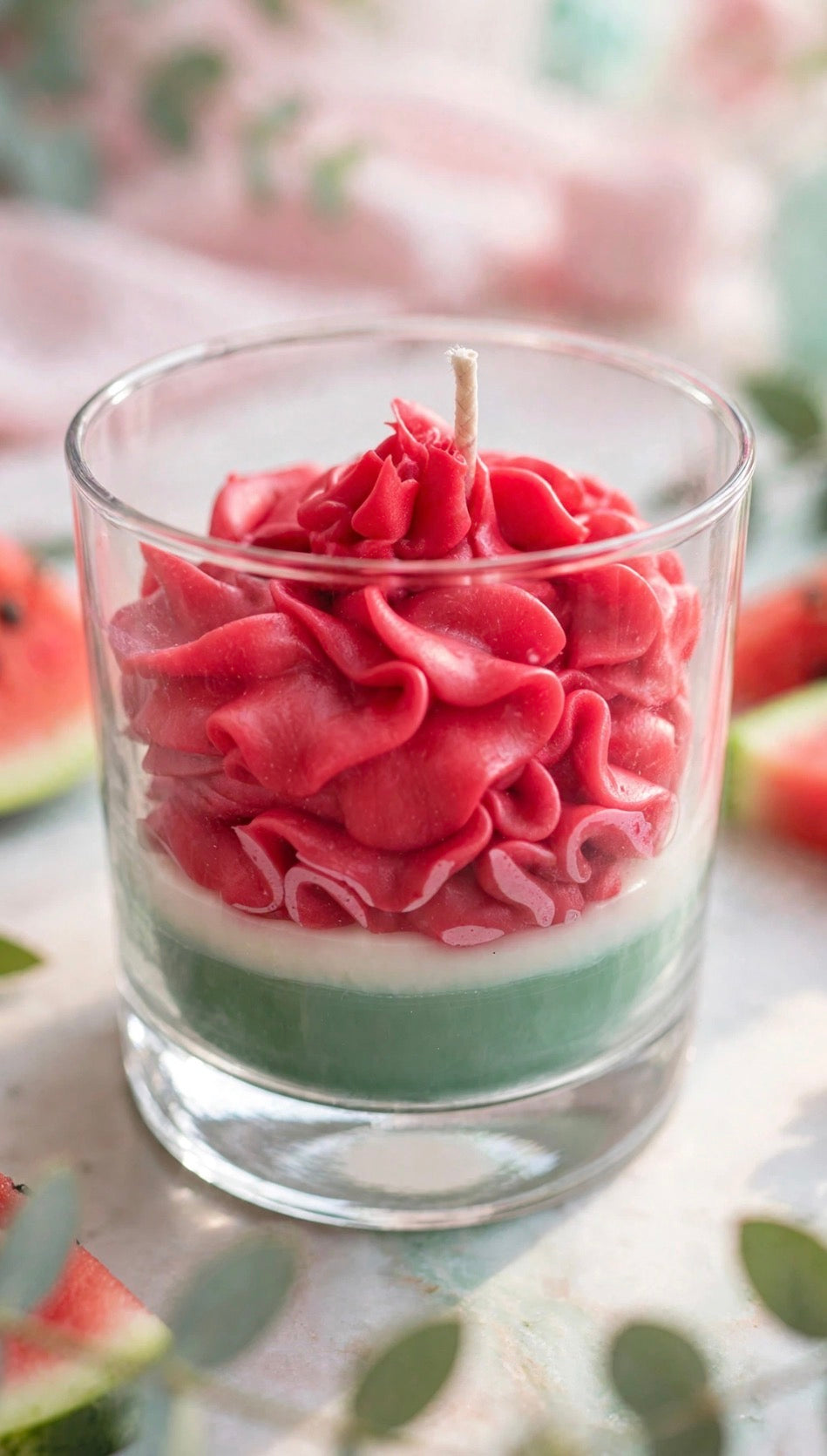 Watermelon Dream Candle side view