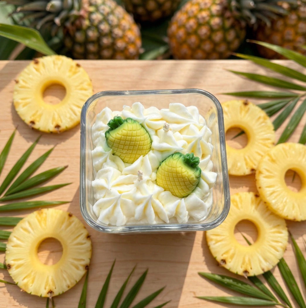 Pineapple Paradise Whipped Candle lifestyle